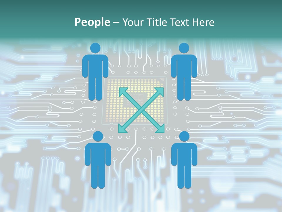 Futuristic Main Board Equipment PowerPoint Template