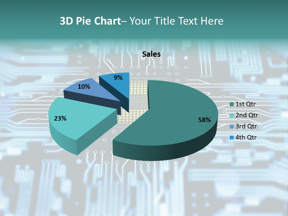 Futuristic Main Board Equipment PowerPoint Template