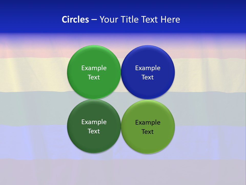 Flat Red Flag PowerPoint Template