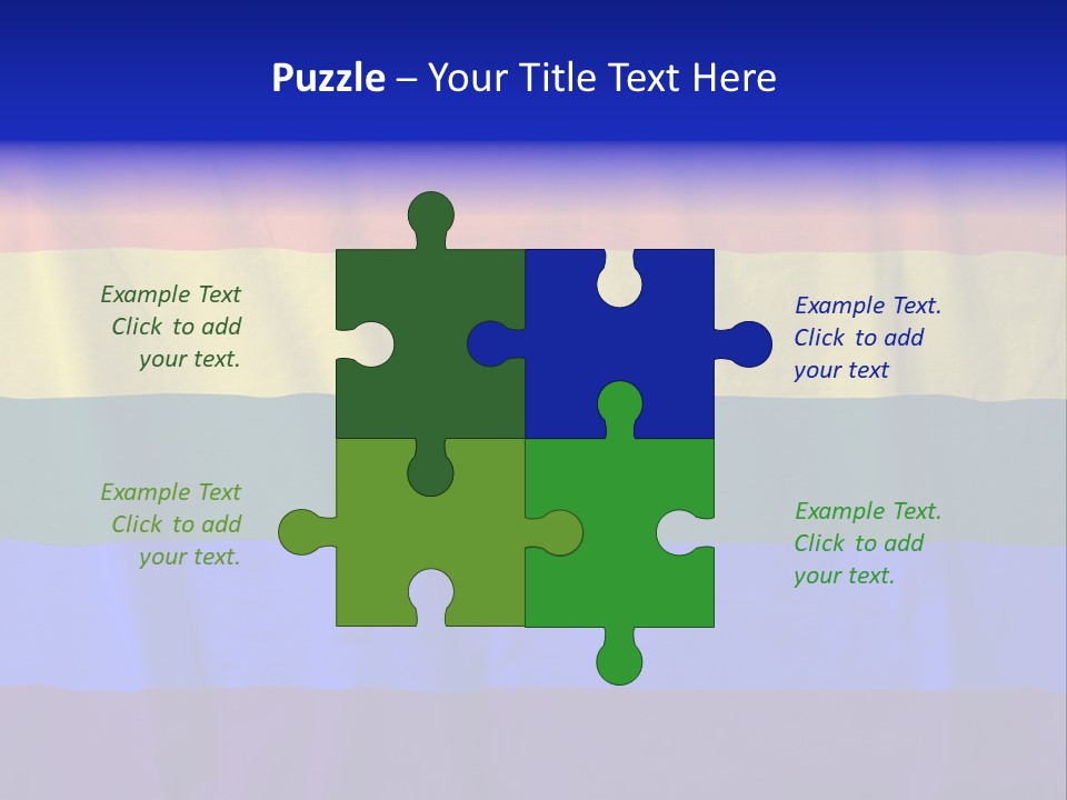 Flat Red Flag PowerPoint Template