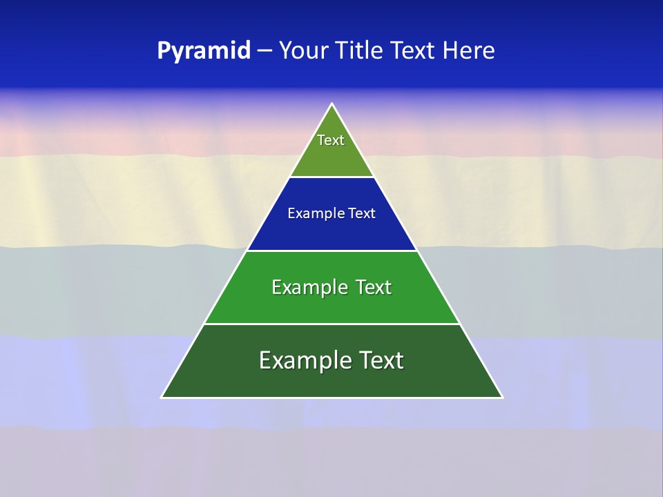 Flat Red Flag PowerPoint Template