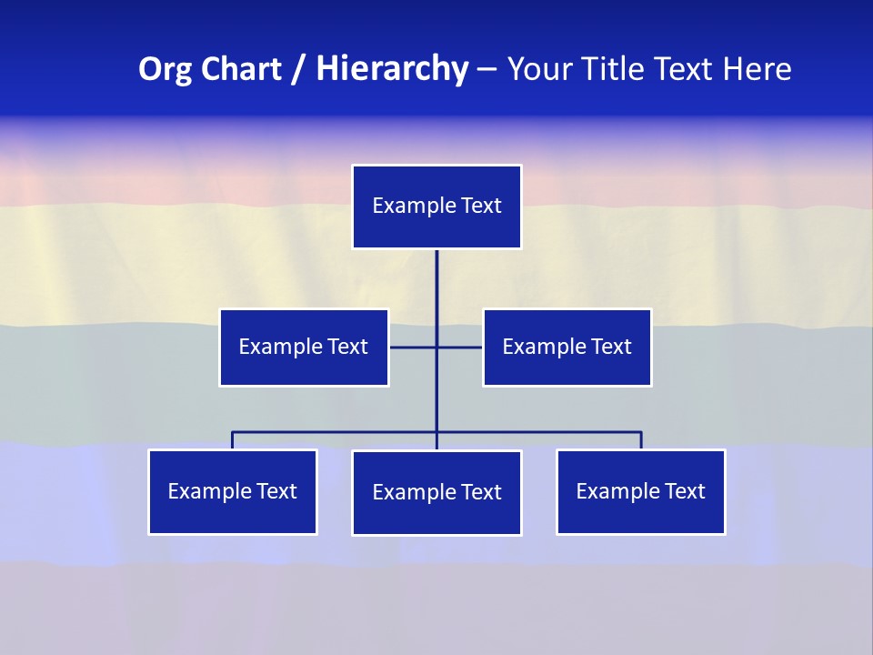 Flat Red Flag PowerPoint Template