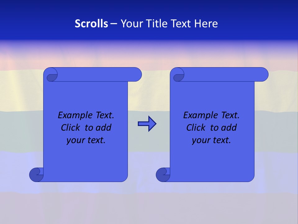 Flat Red Flag PowerPoint Template