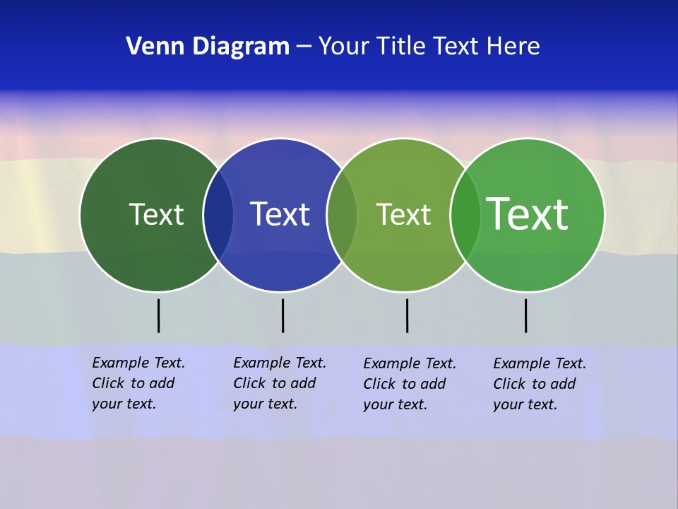 Flat Red Flag PowerPoint Template