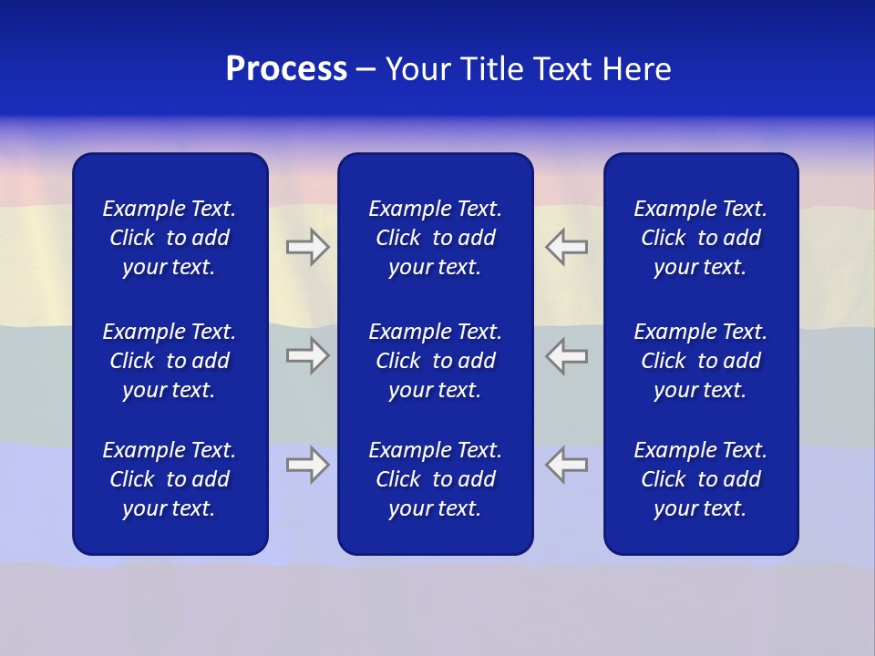 Flat Red Flag PowerPoint Template