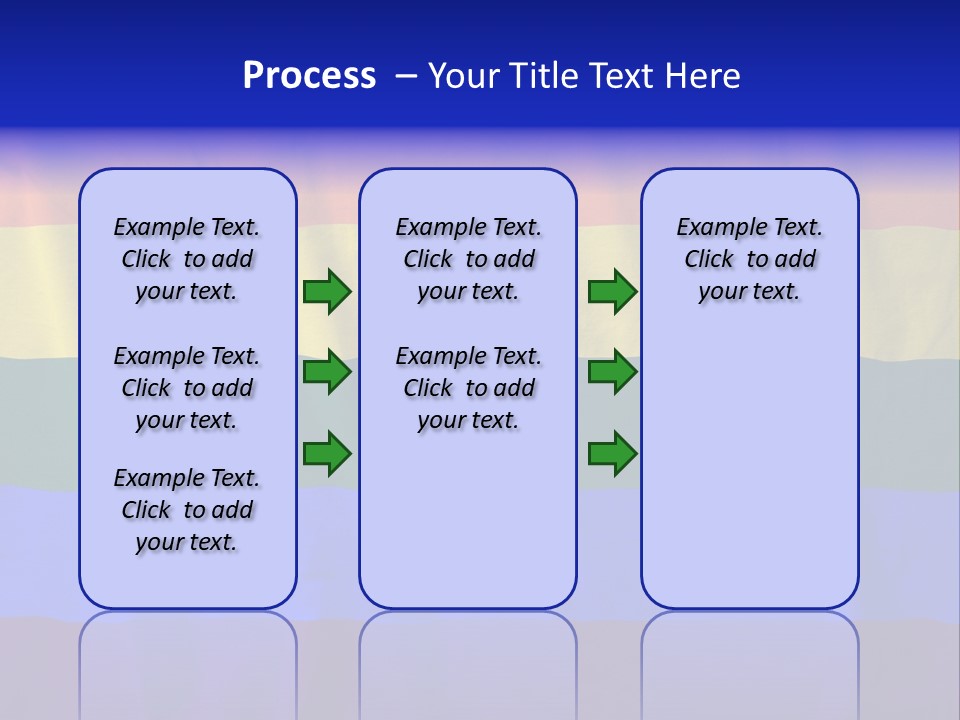 Flat Red Flag PowerPoint Template