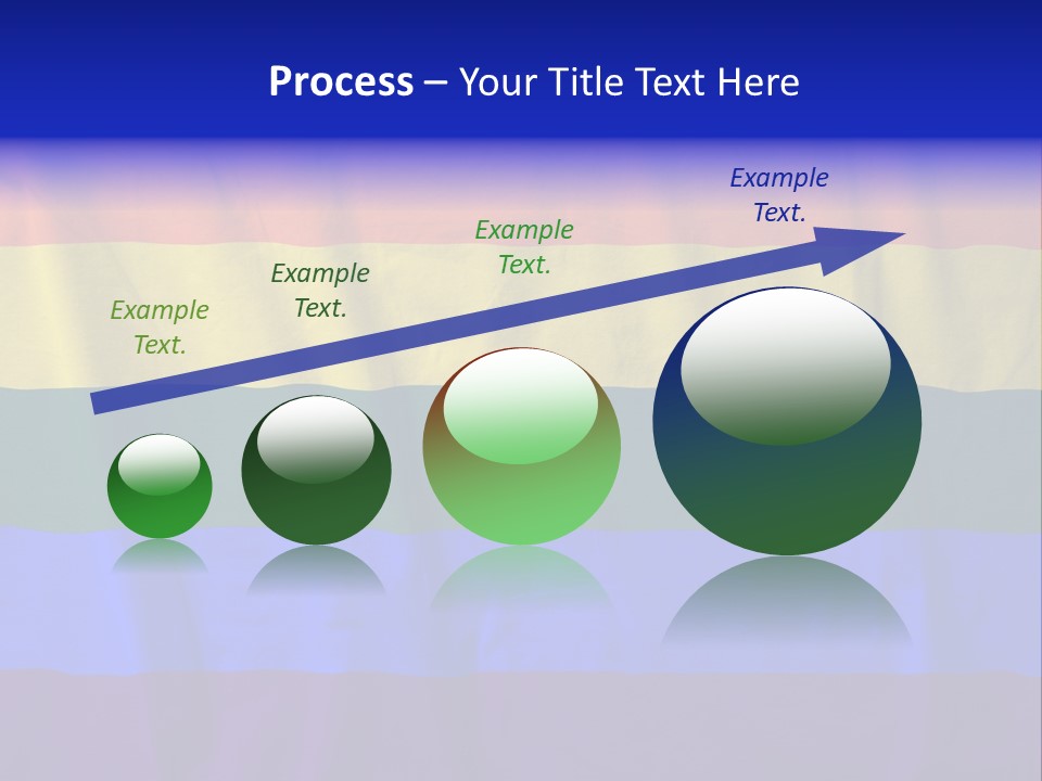 Flat Red Flag PowerPoint Template