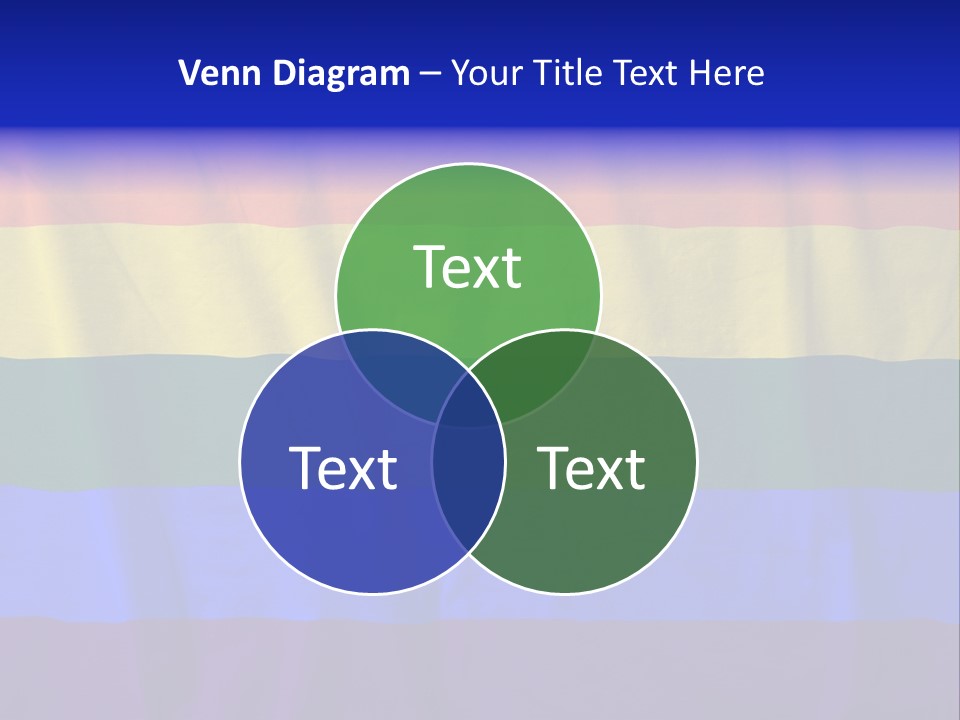 Flat Red Flag PowerPoint Template