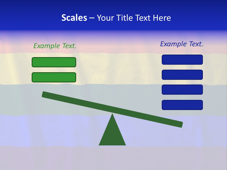 Flat Red Flag PowerPoint Template