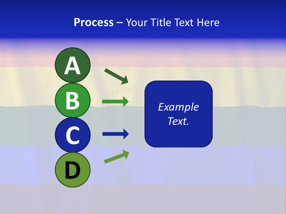 Flat Red Flag PowerPoint Template