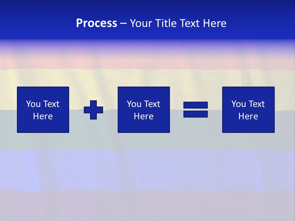 Flat Red Flag PowerPoint Template
