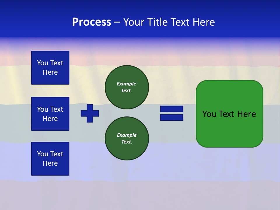 Flat Red Flag PowerPoint Template