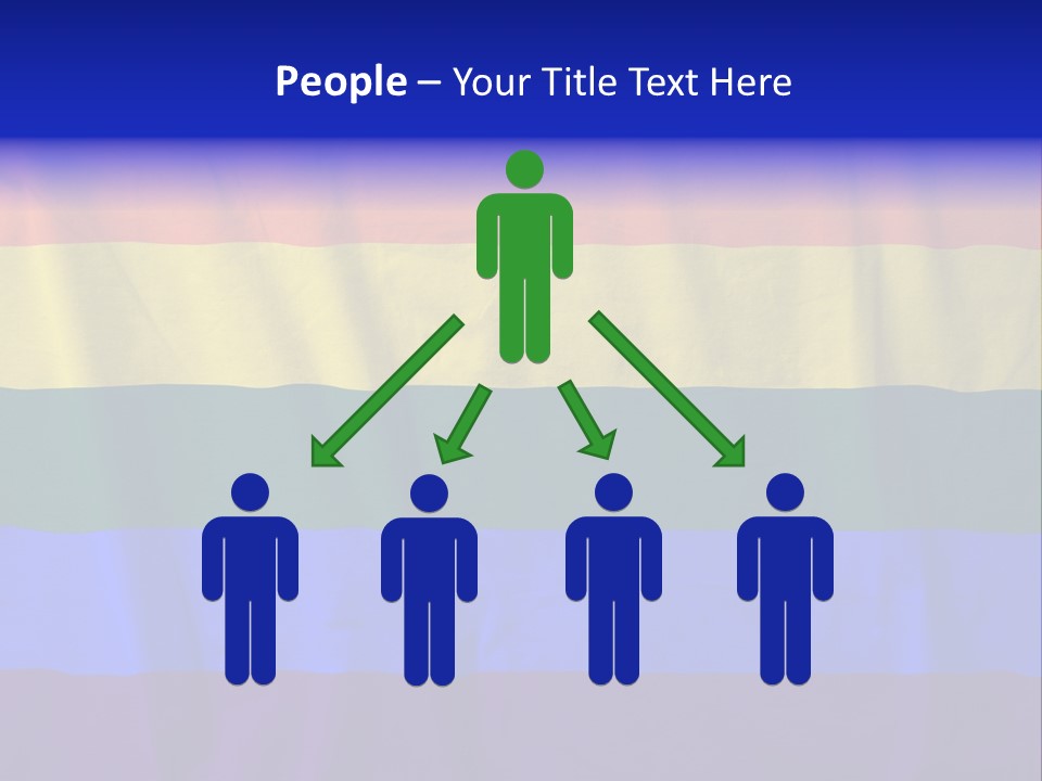 Flat Red Flag PowerPoint Template