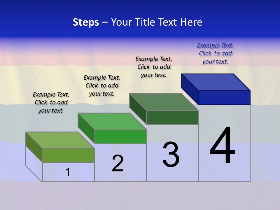 Flat Red Flag PowerPoint Template