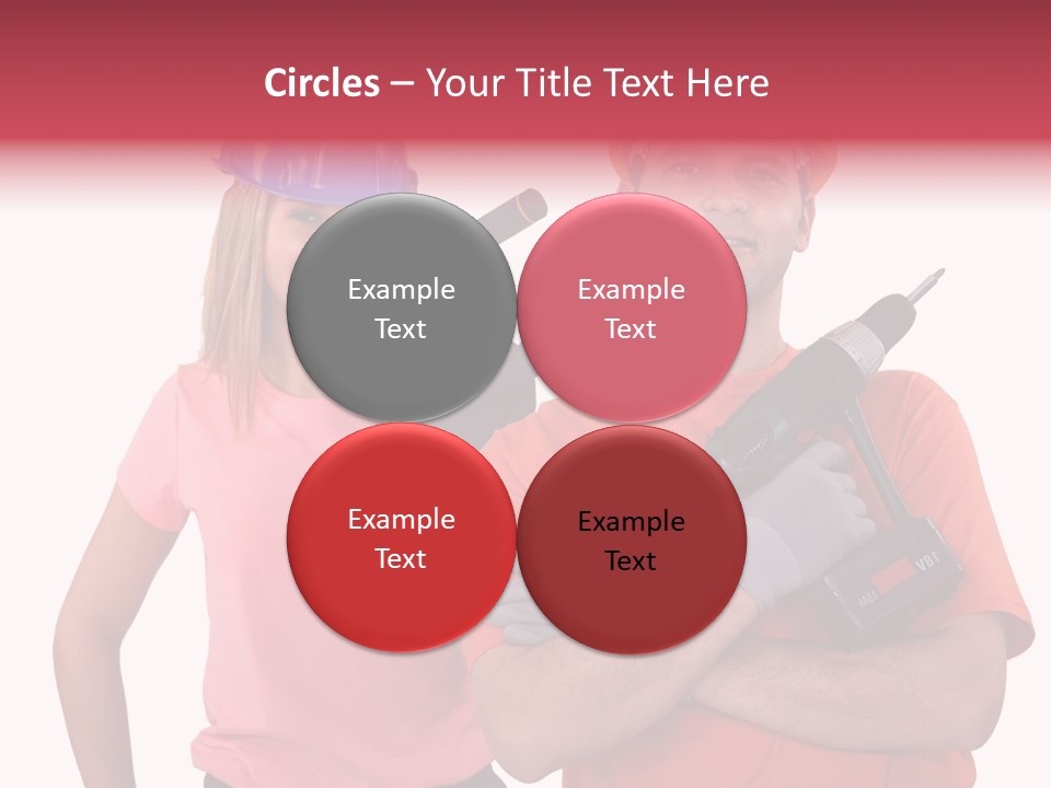 Assistant Battery White PowerPoint Template