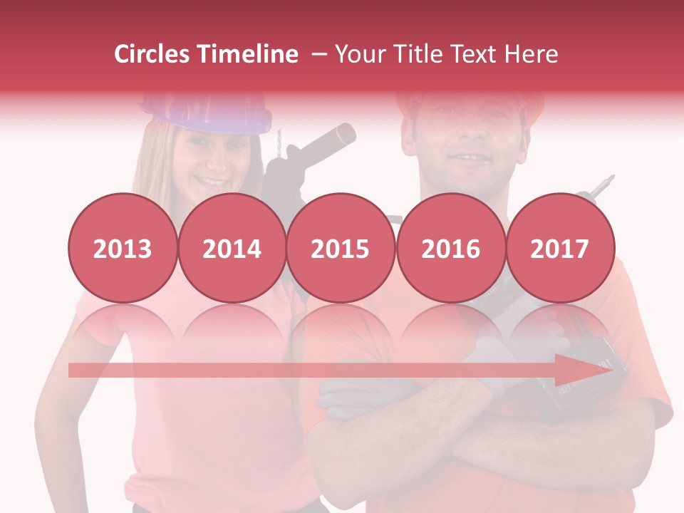 Assistant Battery White PowerPoint Template