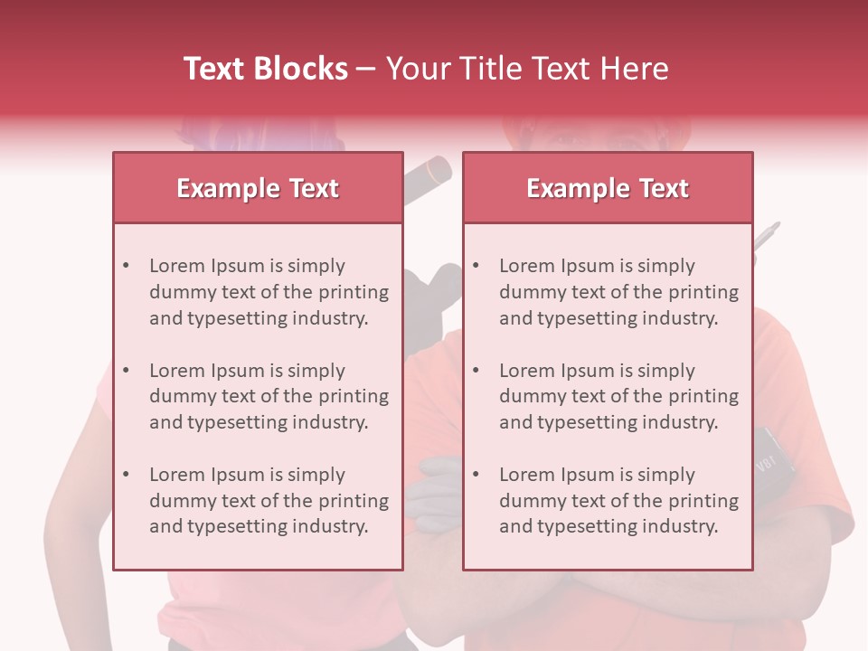 Assistant Battery White PowerPoint Template