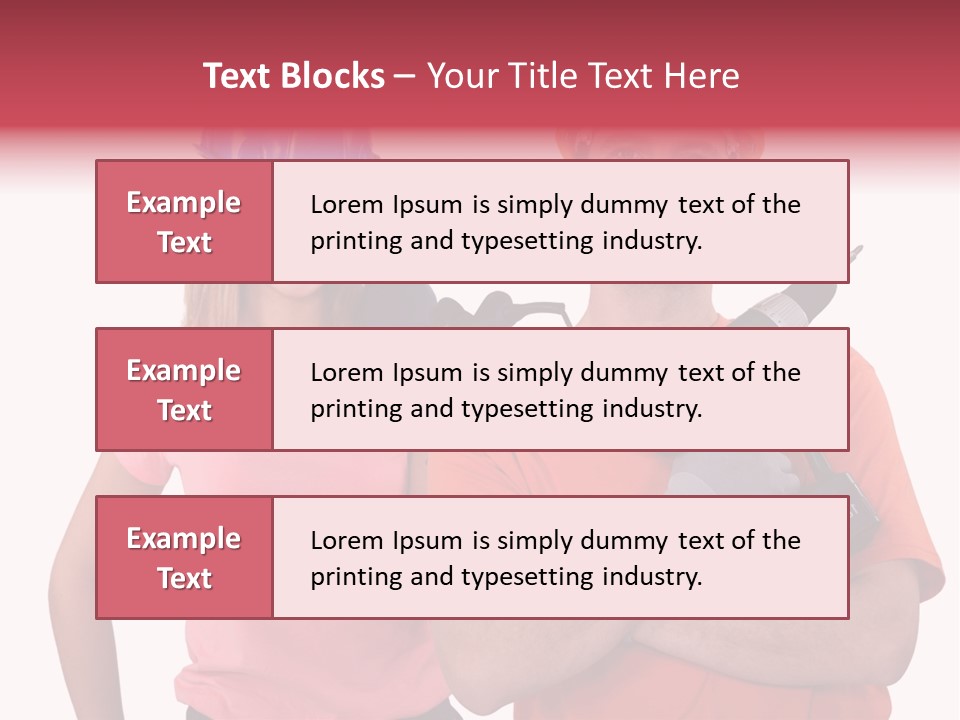 Assistant Battery White PowerPoint Template