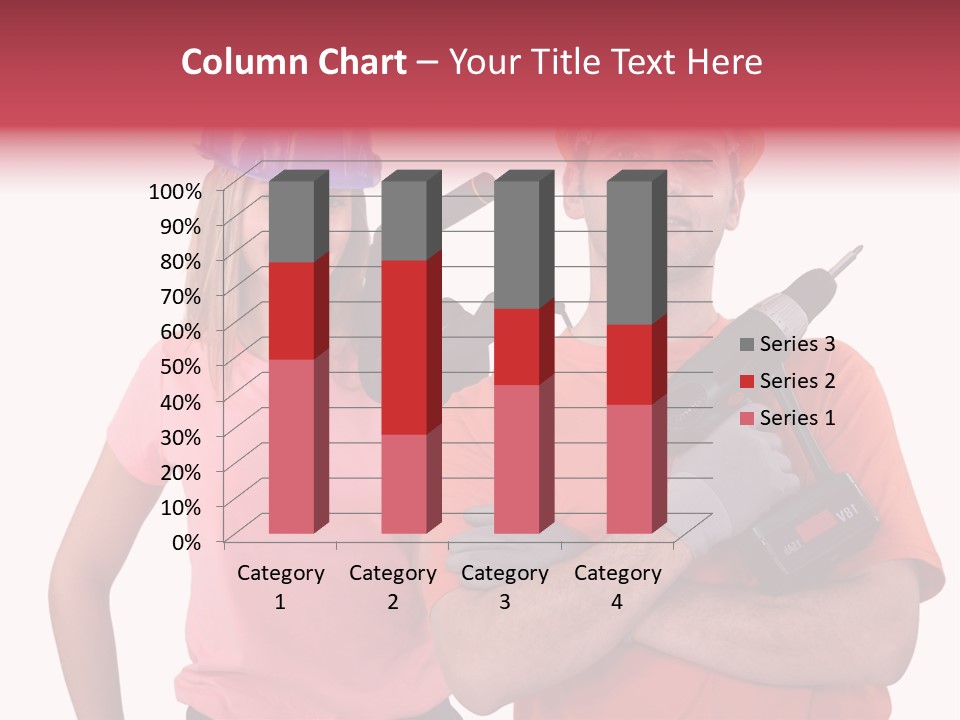 Assistant Battery White PowerPoint Template