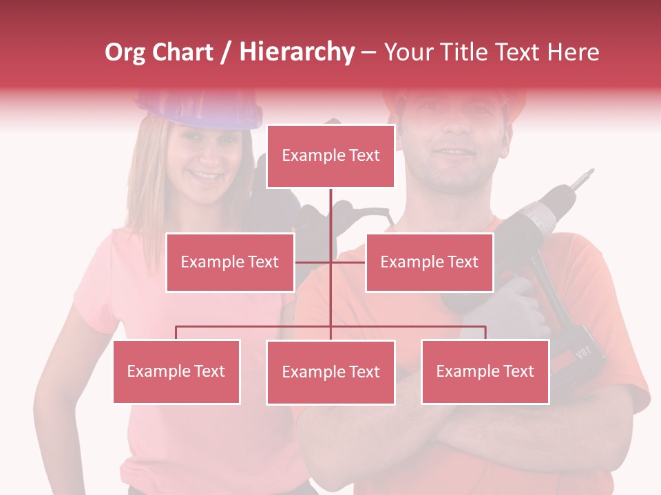 Assistant Battery White PowerPoint Template