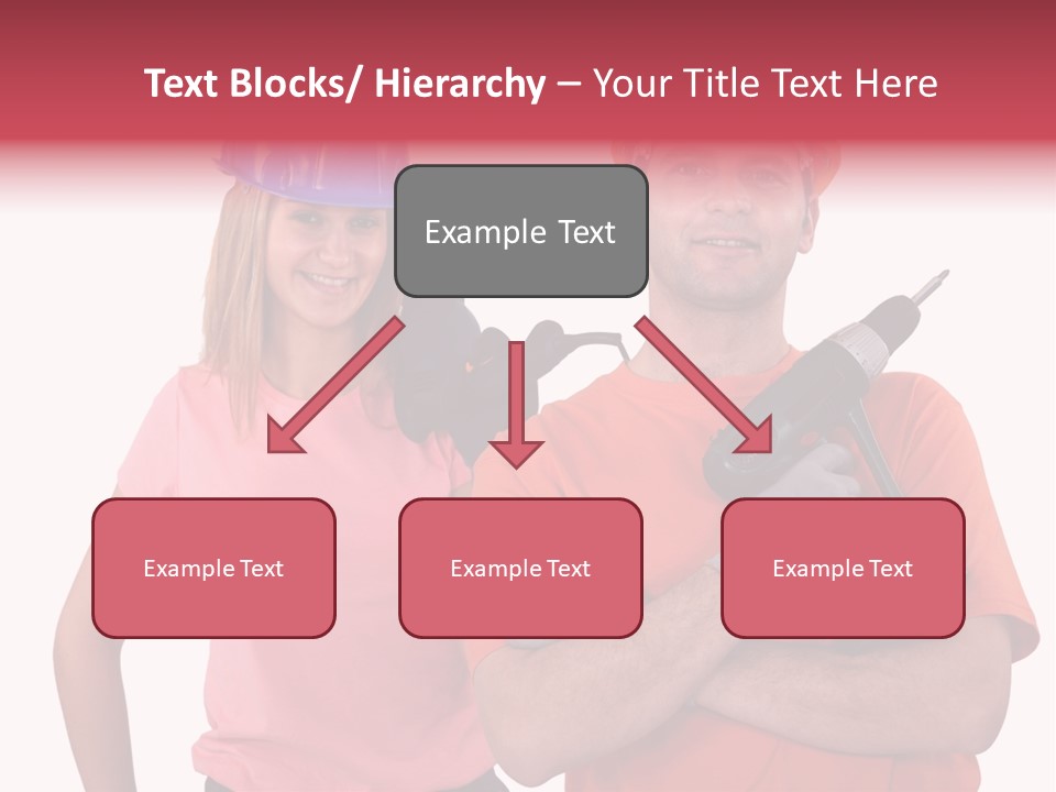 Assistant Battery White PowerPoint Template
