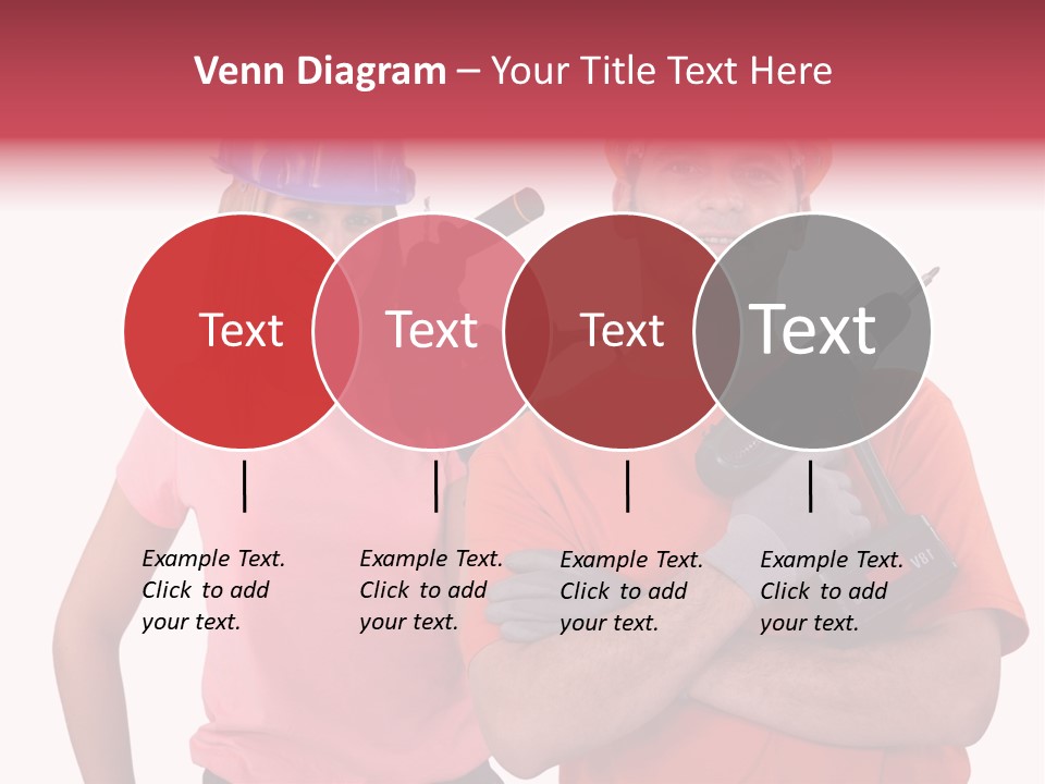 Assistant Battery White PowerPoint Template