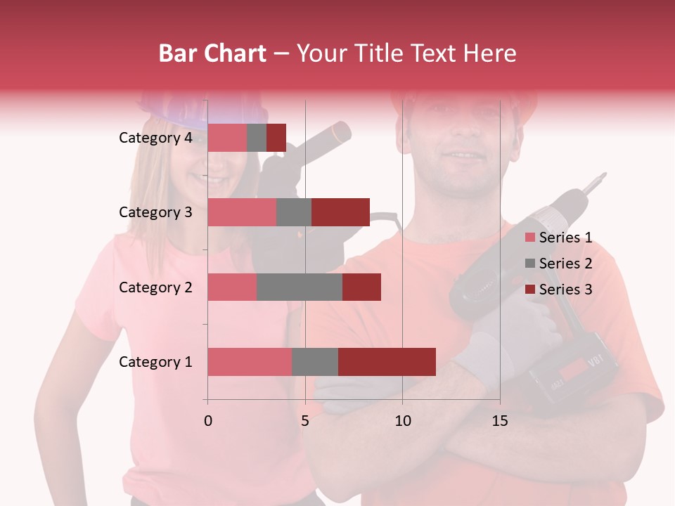 Assistant Battery White PowerPoint Template