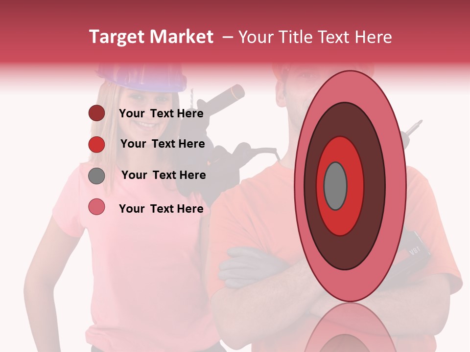 Assistant Battery White PowerPoint Template