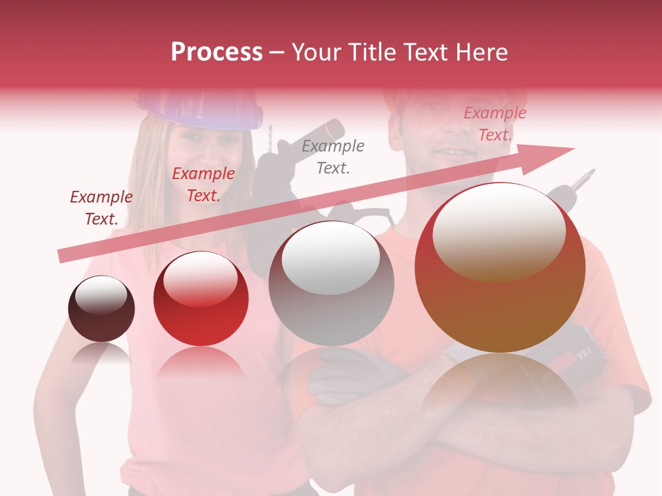 Assistant Battery White PowerPoint Template