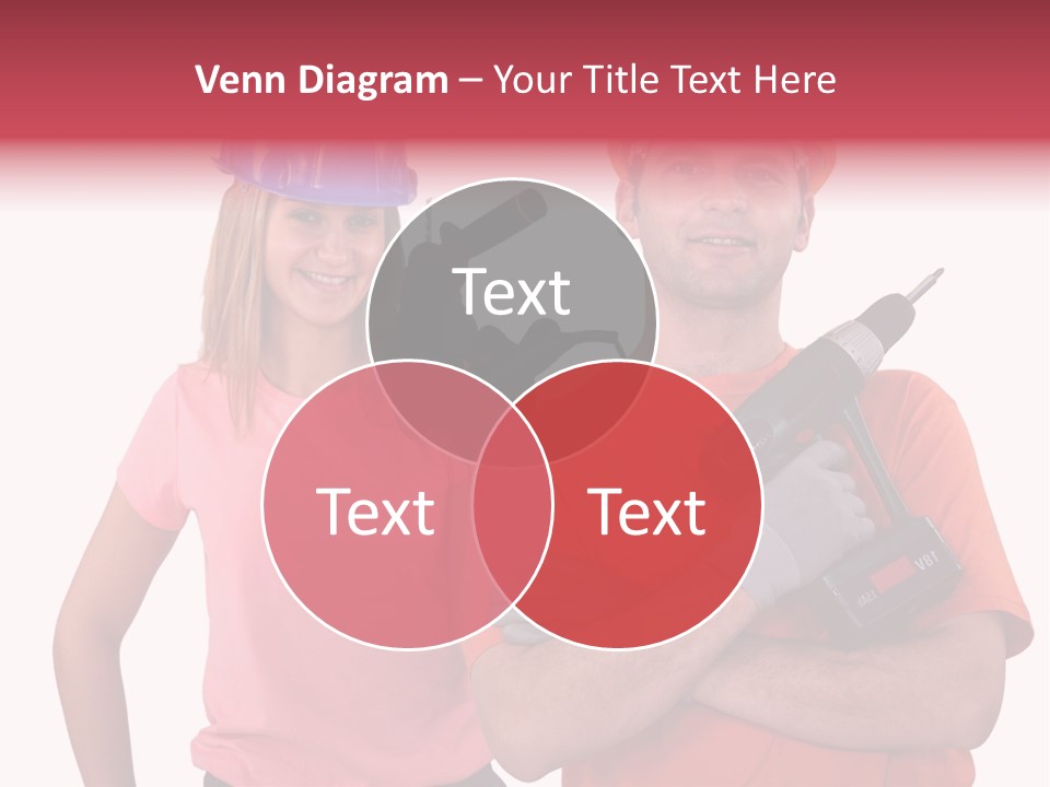 Assistant Battery White PowerPoint Template