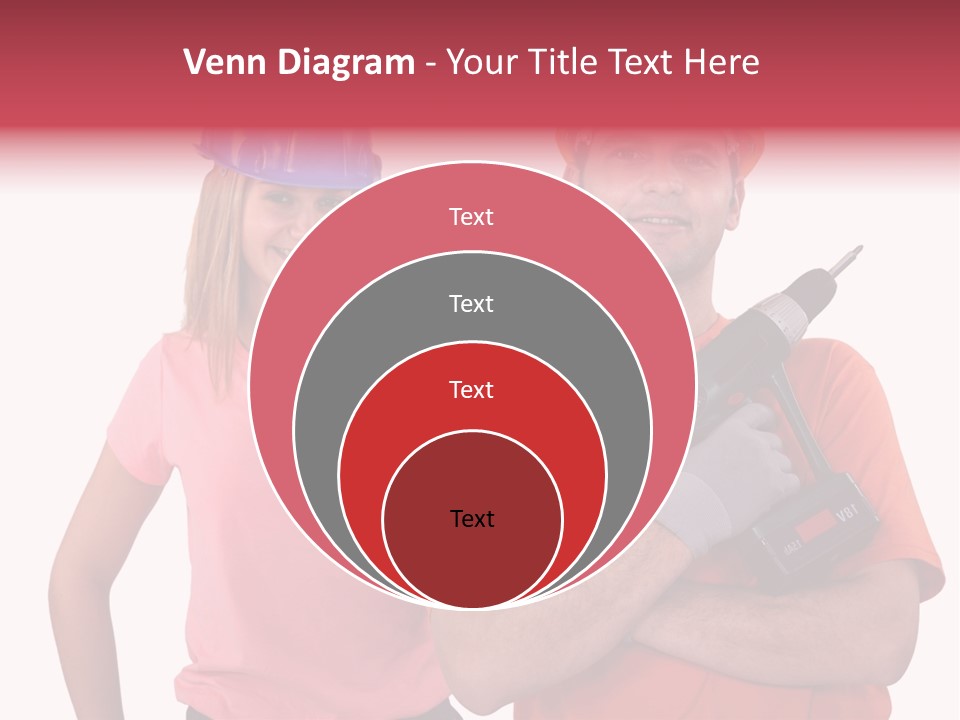 Assistant Battery White PowerPoint Template