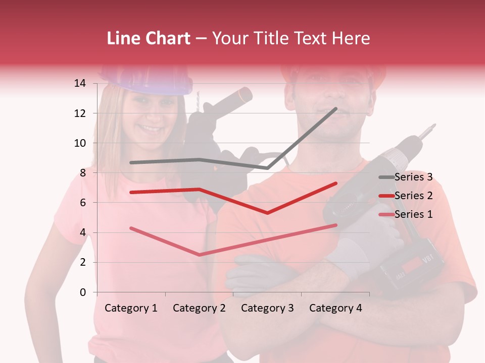 Assistant Battery White PowerPoint Template