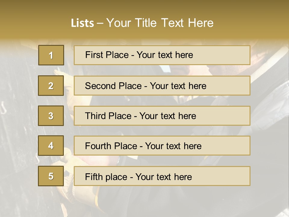 Front Persons Protection PowerPoint Template