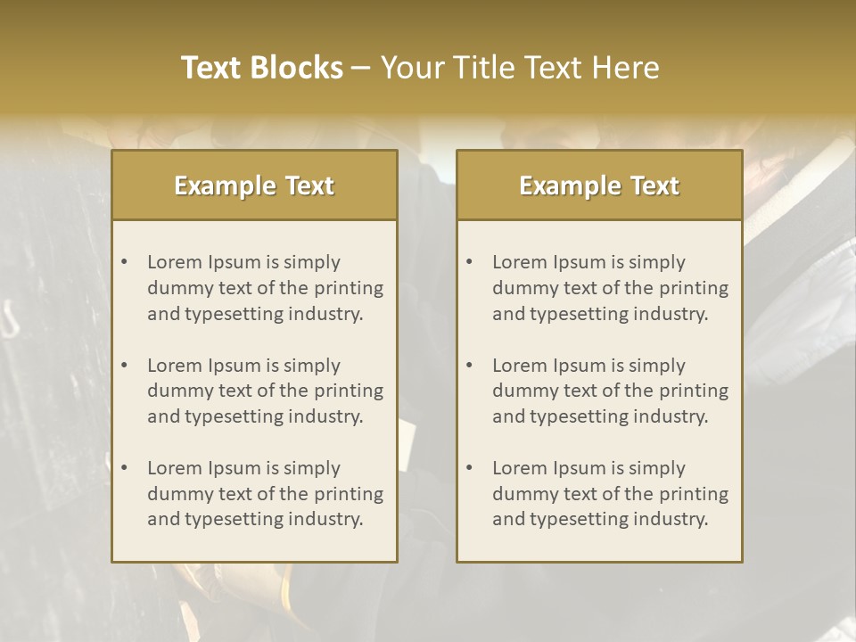 Front Persons Protection PowerPoint Template
