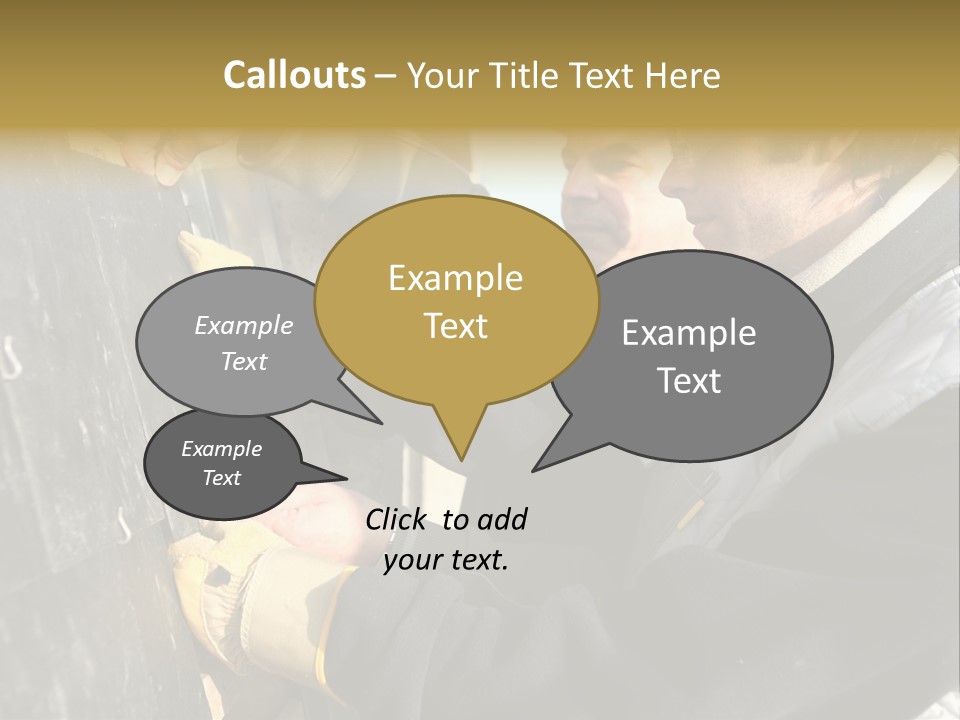 Front Persons Protection PowerPoint Template