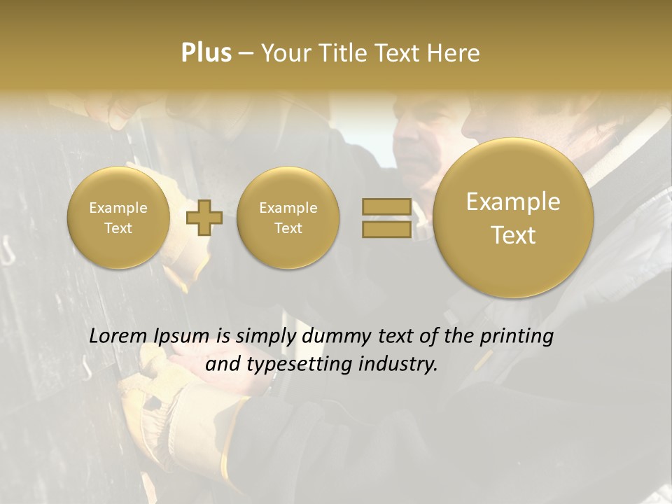 Front Persons Protection PowerPoint Template