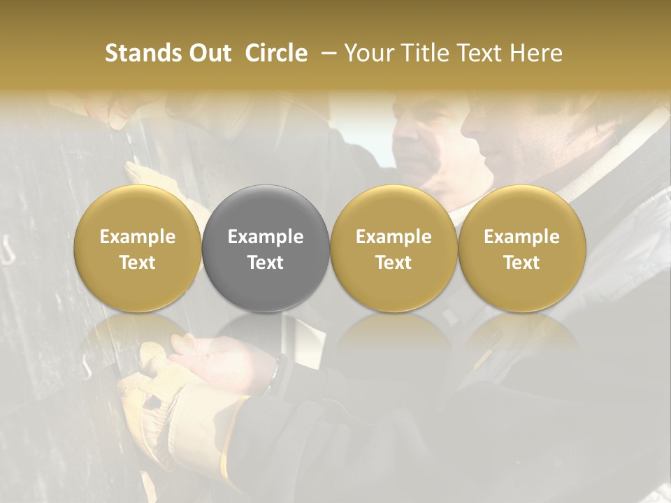 Front Persons Protection PowerPoint Template