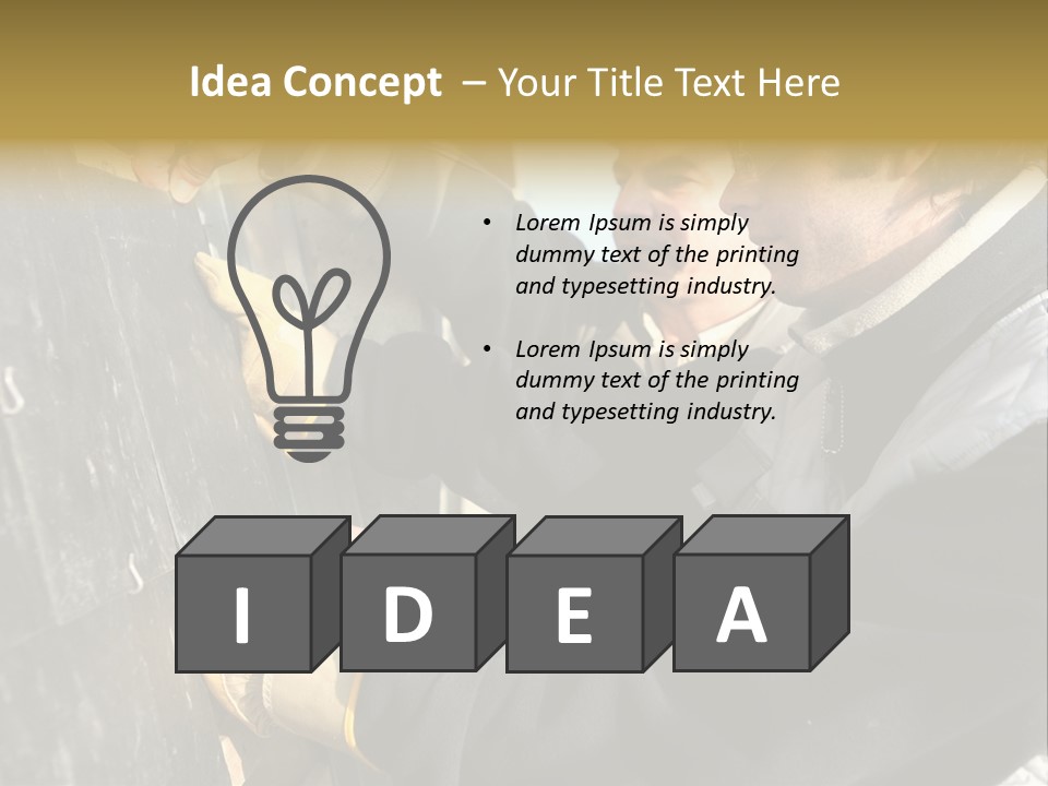 Front Persons Protection PowerPoint Template