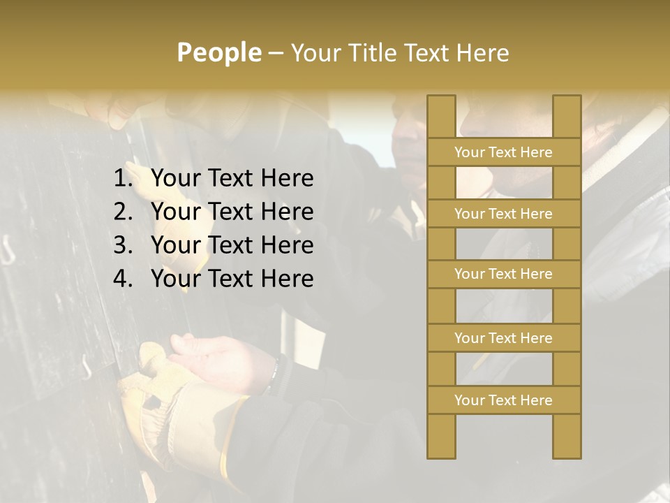 Front Persons Protection PowerPoint Template