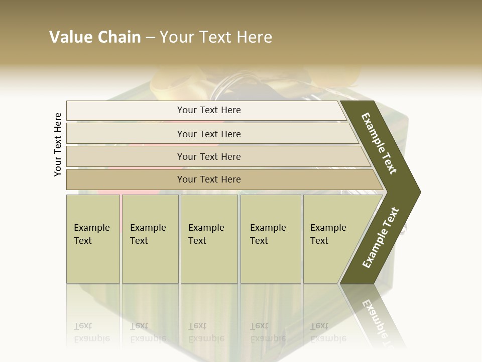 A Present Box With A Car Key On It PowerPoint Template