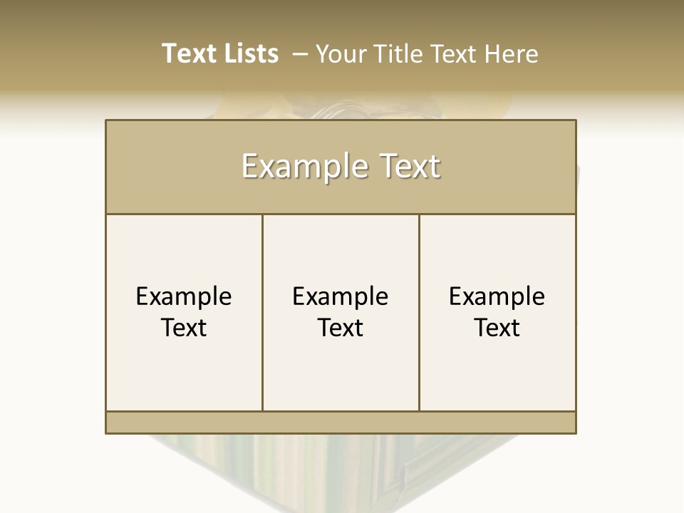 A Present Box With A Car Key On It PowerPoint Template