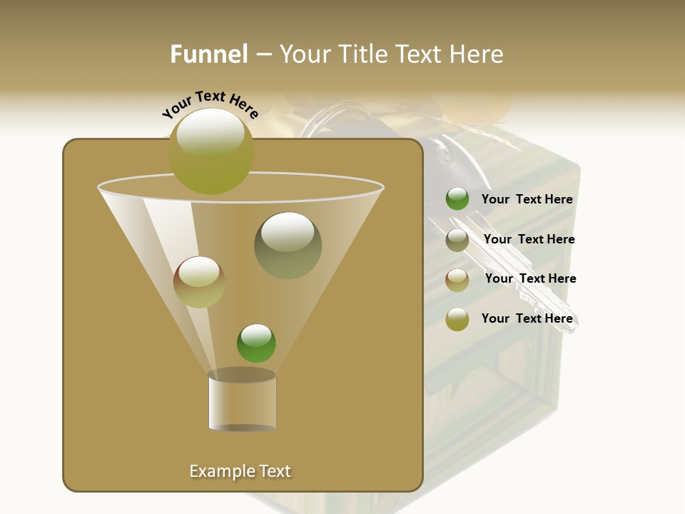 A Present Box With A Car Key On It PowerPoint Template