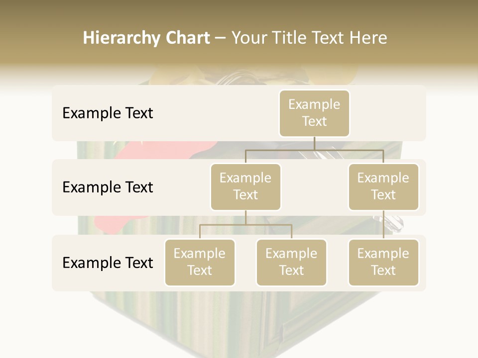 A Present Box With A Car Key On It PowerPoint Template