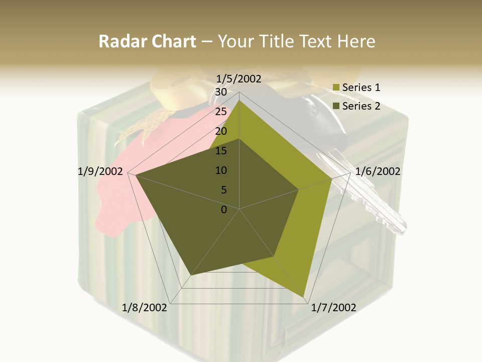 A Present Box With A Car Key On It PowerPoint Template