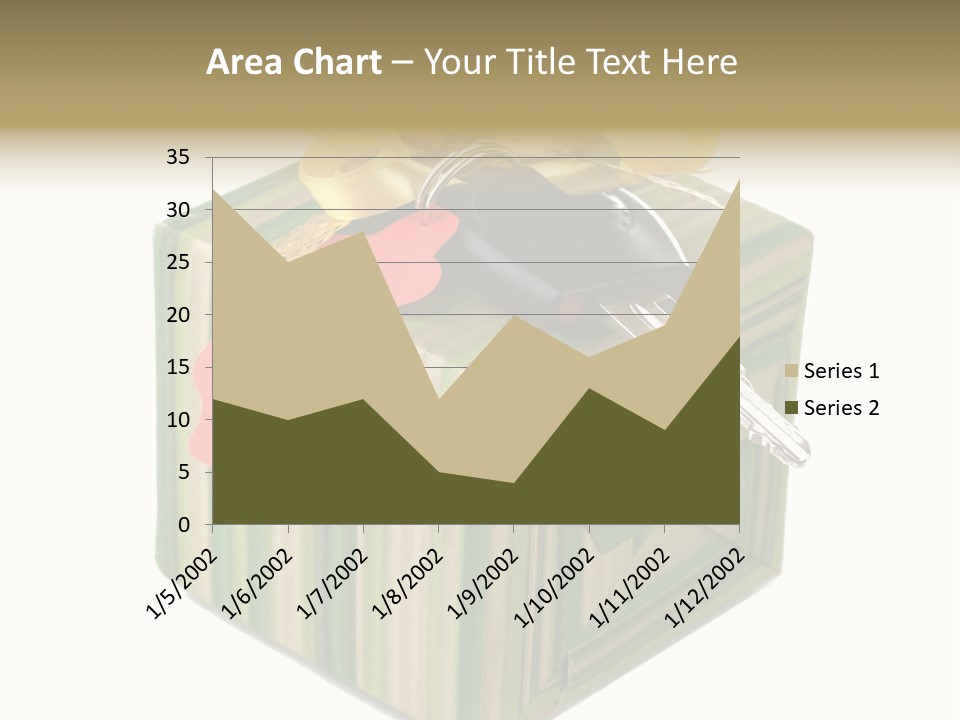A Present Box With A Car Key On It PowerPoint Template