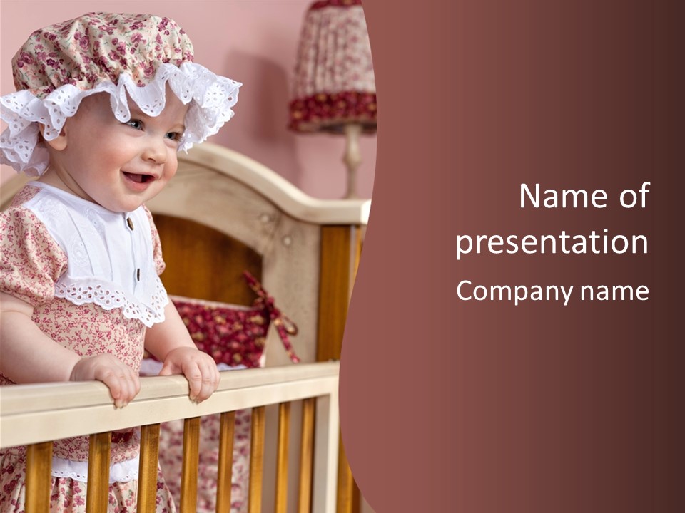 Small Baby Positive PowerPoint Template