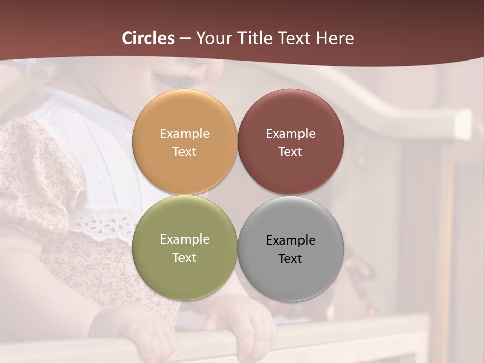 Small Baby Positive PowerPoint Template