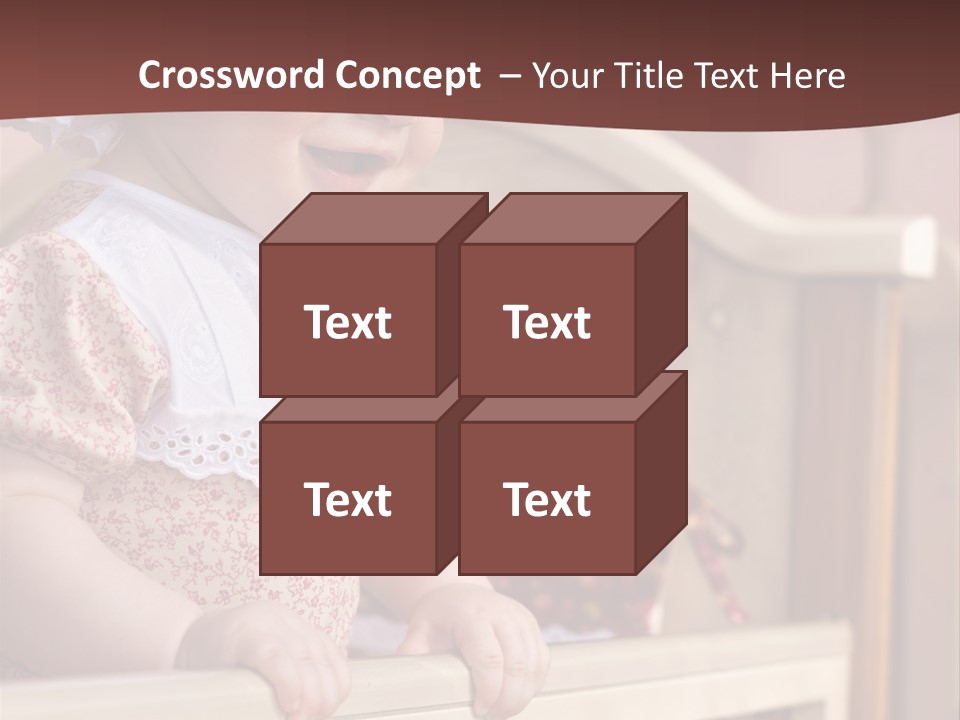 Small Baby Positive PowerPoint Template