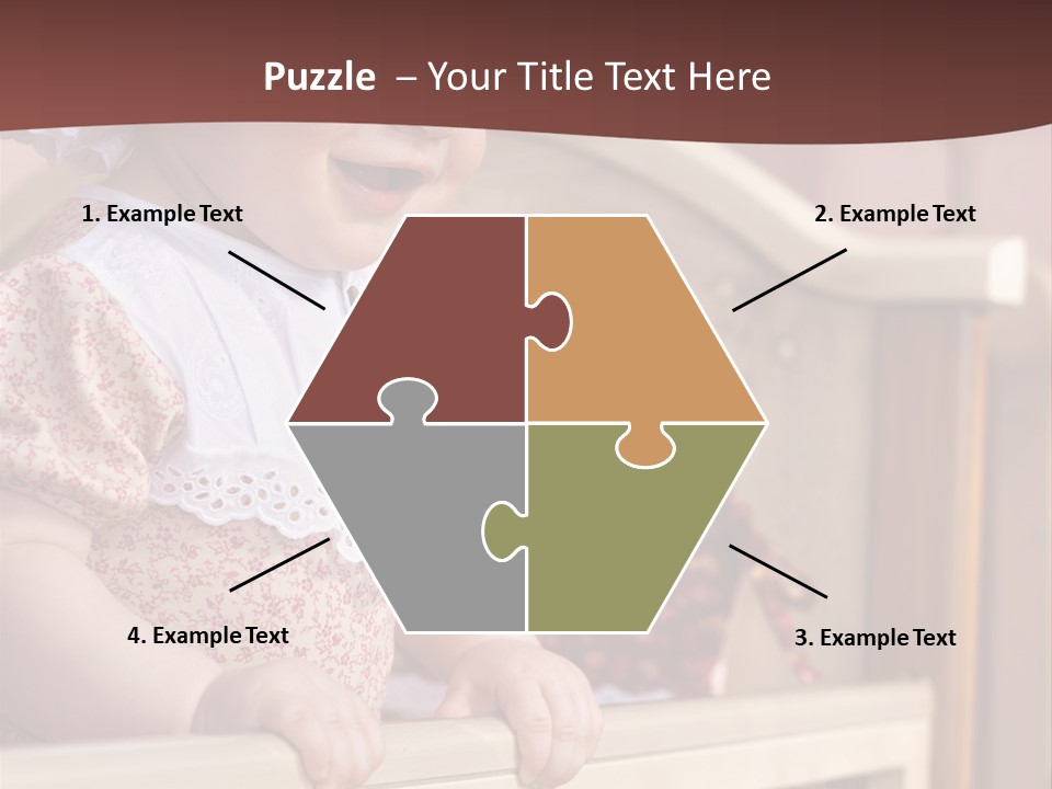 Small Baby Positive PowerPoint Template