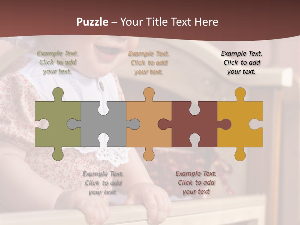 Small Baby Positive PowerPoint Template